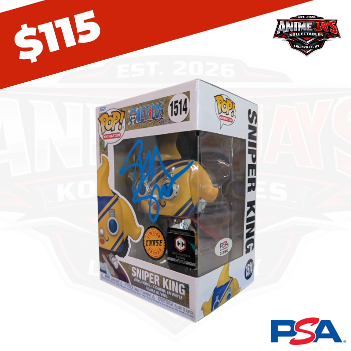 One Piece Sniper King Funko Pop! Vinyl Figure #1514 Signed By Sonny Strait