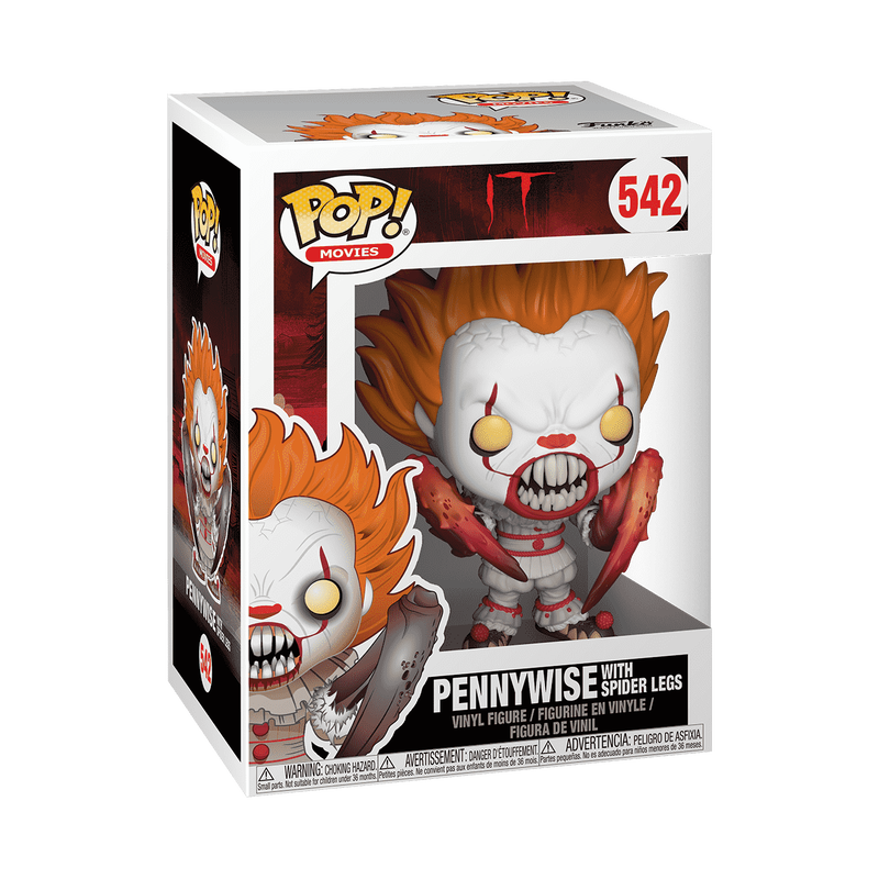IT: Pennywise With Spider Legs Funko Pop! Vinyl Figure #542