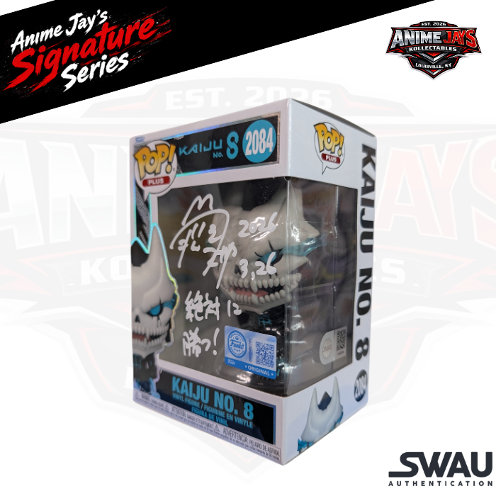 Kaiju No. 8 Kaiju No. 8 Funko Pop! Vinyl Figure #2084 Signed By JVA Masaya Fukunishi