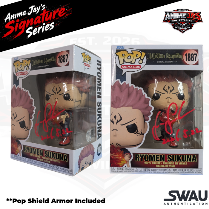 Jujutsu Kaisen Ryomen Sukuna Funko Pop! Vinyl Figure #1887 - Signed by JVA Junichi Suwabe #1
