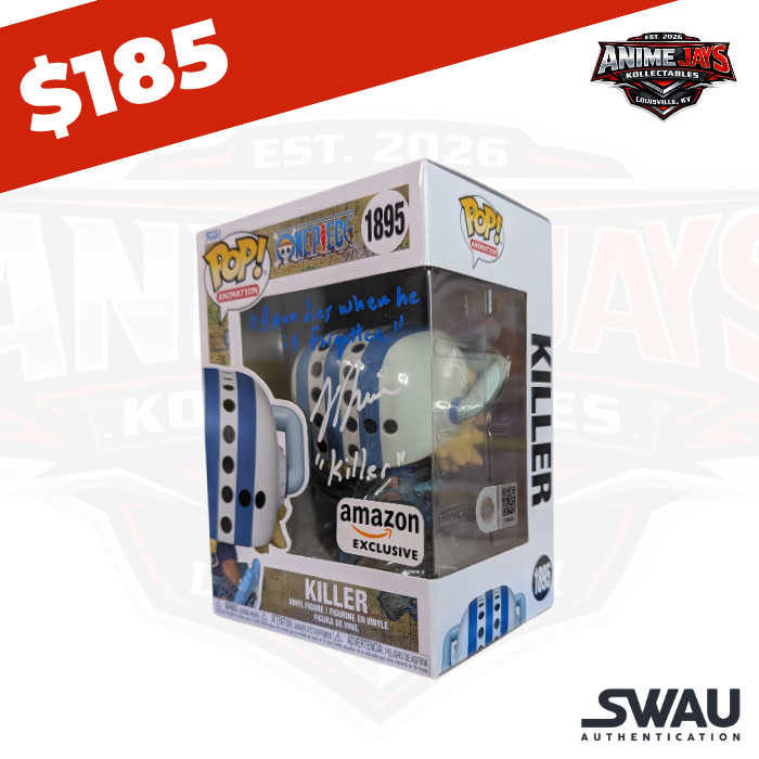 One Piece Killer Funko Pop! Vinyl Figure #1895 - Signed & Quoted By Leo Fabian #2