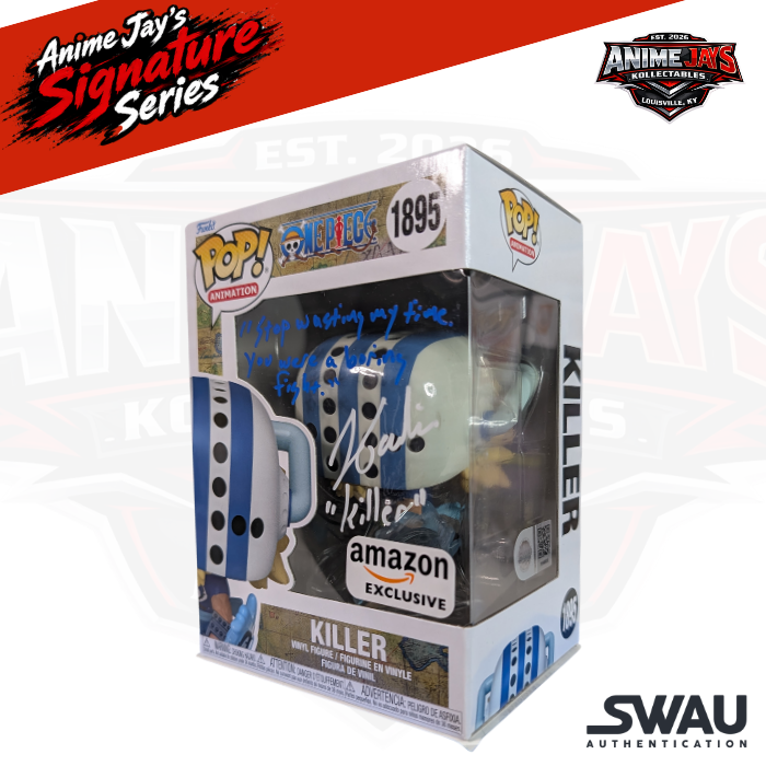 One Piece Killer Funko Pop! Vinyl Figure #1895 - Signed & Quoted By Leo Fabian #1