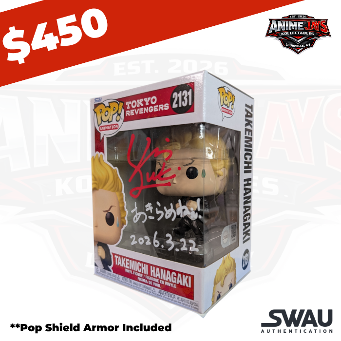 Tokyo Revengers Mikey Funko Pop! Vinyl Figure #2131 Signed By Tatsuhisa Suzuki
