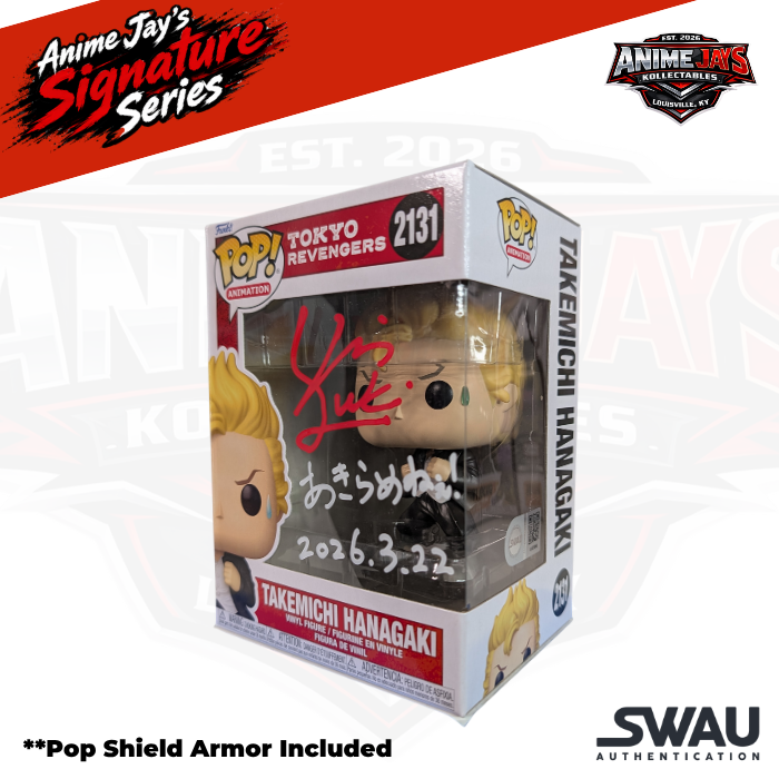 Tokyo Revengers Mikey Funko Pop! Vinyl Figure #2131 Signed By JVA Tatsuhisa Suzuki