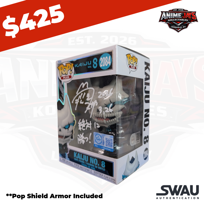 Kaiju No. 8 Kaiju No. 8 Funko Pop! Vinyl Figure #2084 Signed By Masaya Fukunishi