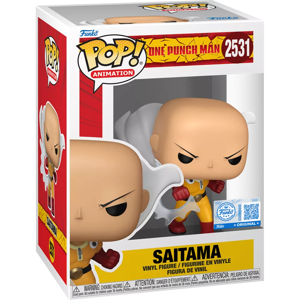 One Punch Man Saitama Funko Pop! Vinyl Figure #2531 (Pre-Order)