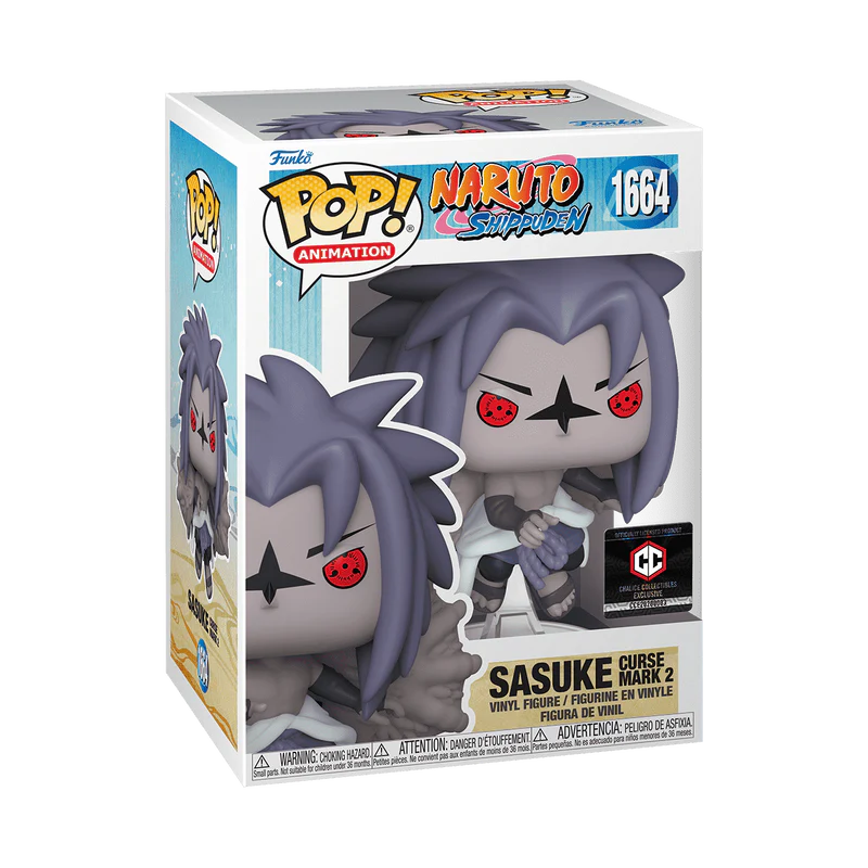 Naruto: Shippuden Sasuke Curse Mark 2 Funko Pop! Vinyl Figure #1664 Chalice Exclusive
