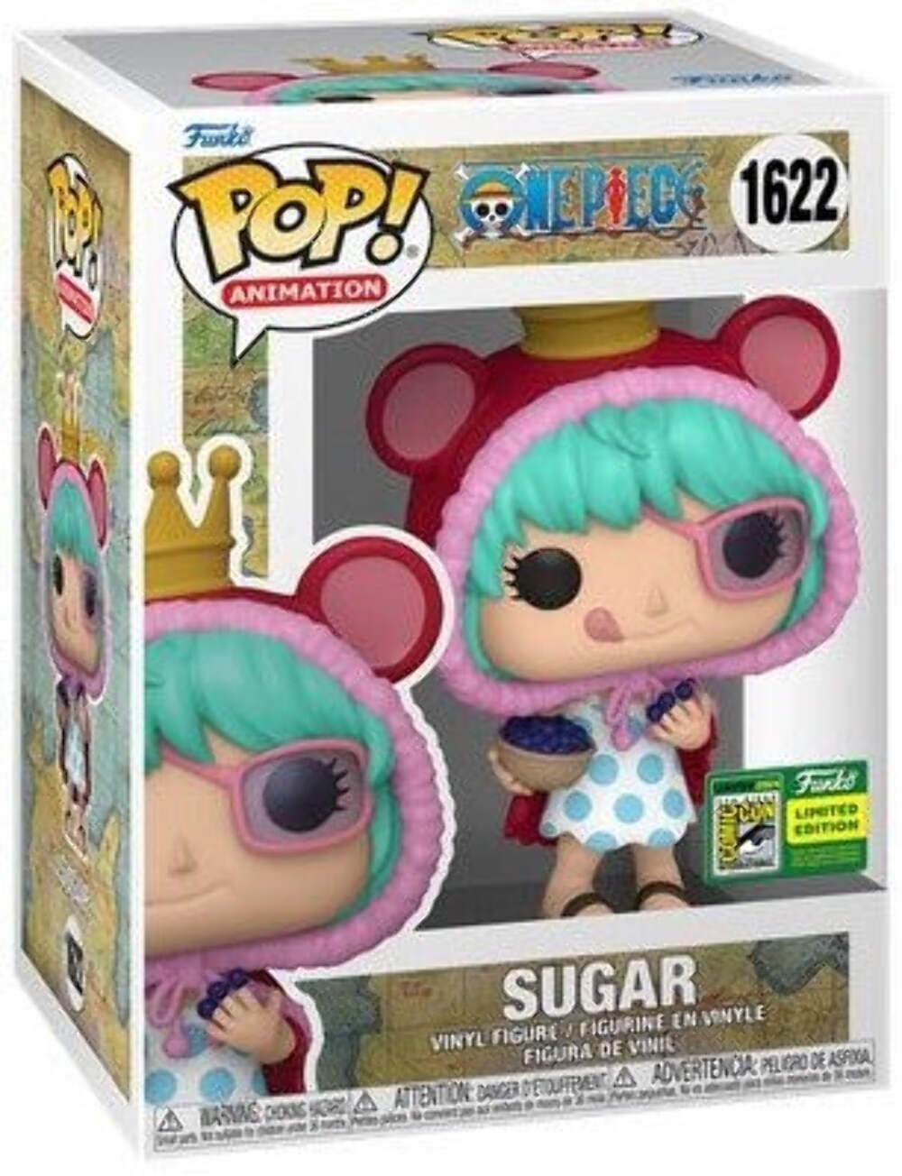 One Piece Sugar Funko Pop! Vinyl Figure #1622 - 2024 SDCC Con Sticker