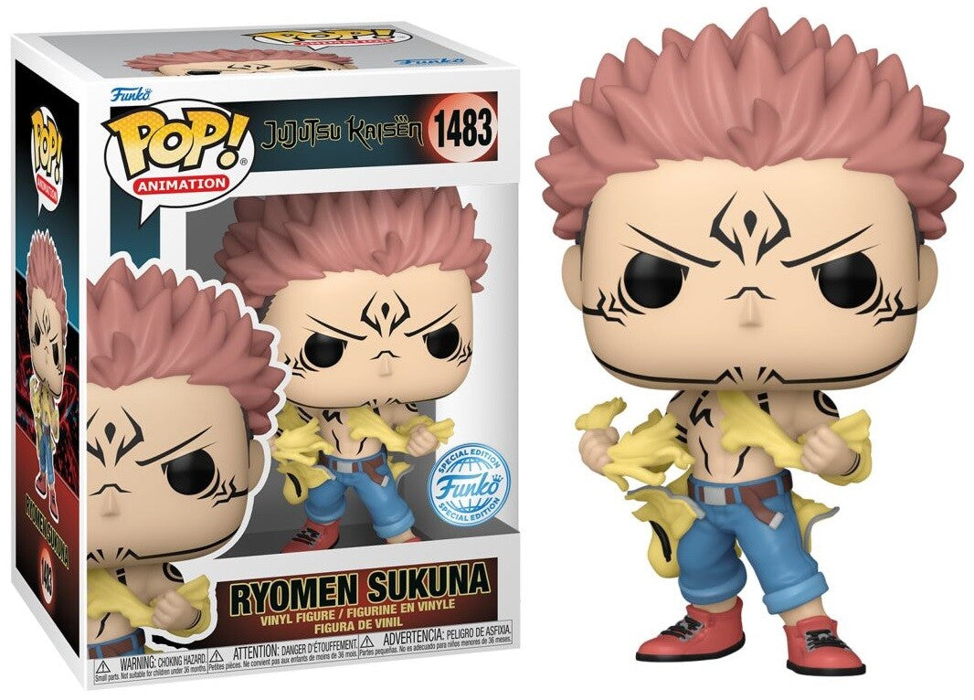 Jujutsu Kaisen Ryomen Sukuna Funko Pop! Vinyl Figure #1483 Special Edition