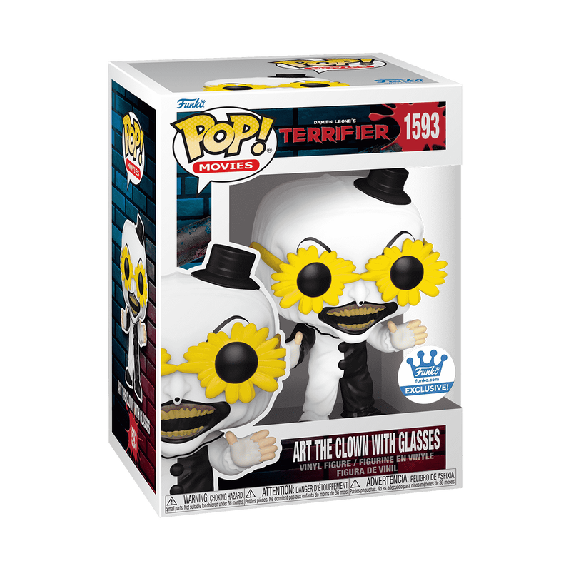 Terrifer: Art The Clown With Glasses Funko Pop! Vinyl Figure #1593