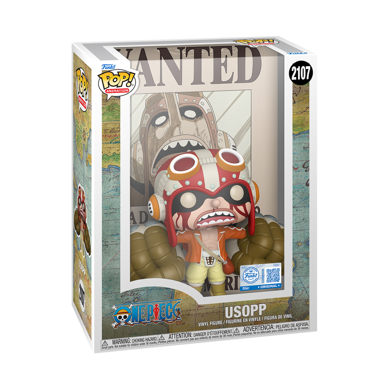 One Piece Usopp Wanted Poster Funko Pop! Vinyl Figure #2107