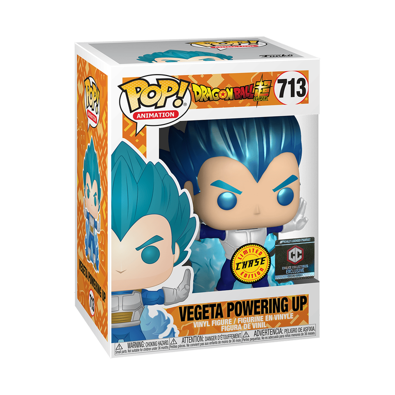 Dragon Ball Super: Vegeta Powering Up Funko Pop! #713 Chase - Chalice Exclusive