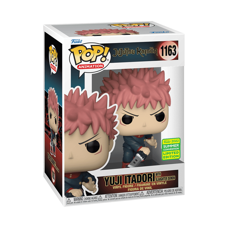 Jujutsu Kaisen Yuji Itadori Funko Pop! Vinyl Figure #1163 2022 SDCC Shared