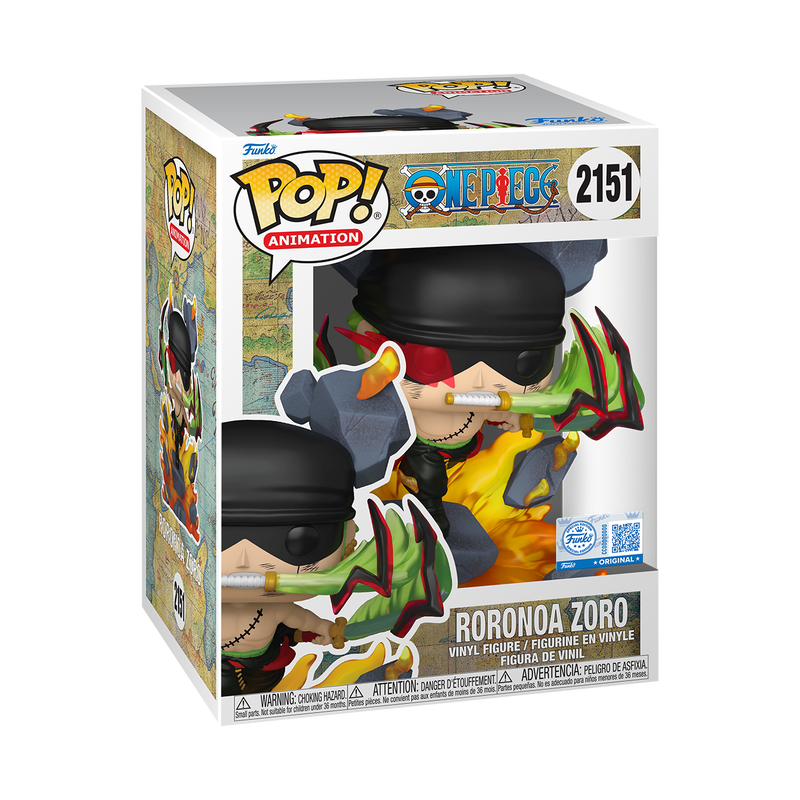 One Piece Funko Pop! Premium Roronoa Zoro (King of Hell) #2151