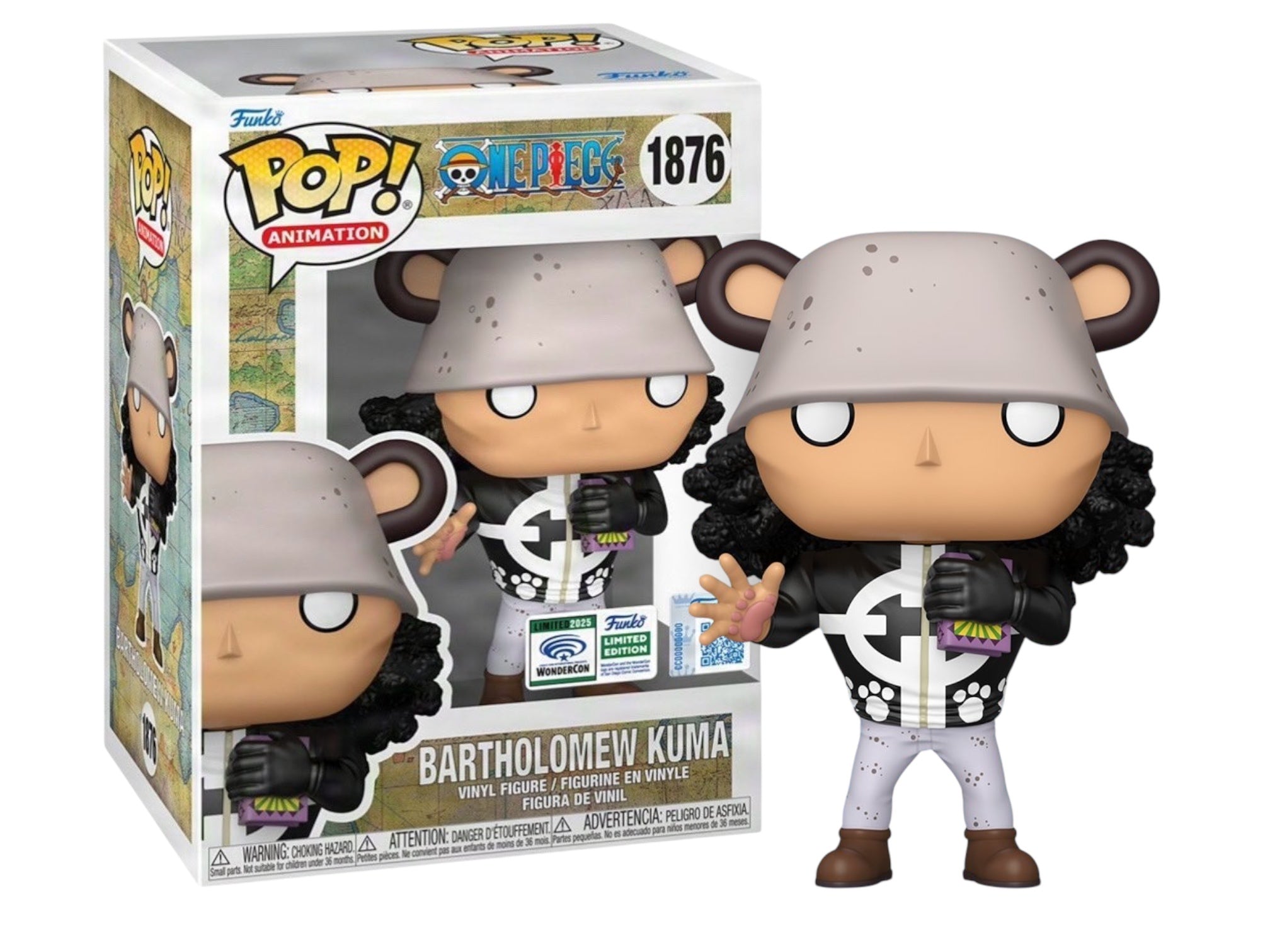 One Piece Bartholomew Kuma Funko Pop! Vinyl Figure #1876 205 Wonder Con Exclusive
